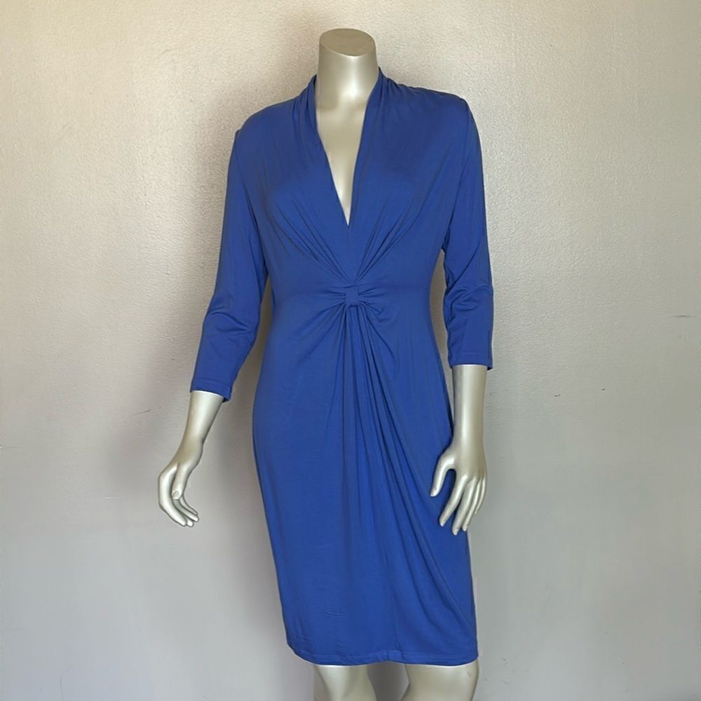 New TORI RICHARD Honolulu knot front dress Iris medium NWT